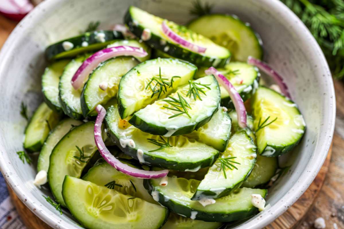 High-protein creamy cucumber salad: Een gezonde twist op een klassiek recept