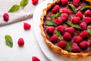 De onweerstaanbare chocoladetaart met frambozen van Laurent Mariotte