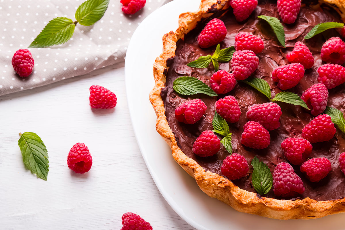 De onweerstaanbare chocoladetaart met frambozen van Laurent Mariotte
